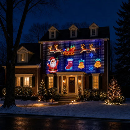 🌼💖Turn Any Window Into a Light Show.One Light Curtain. Endless Occasions.Create animated patterns, holiday scenes, custom messages and more — all from your phone.
