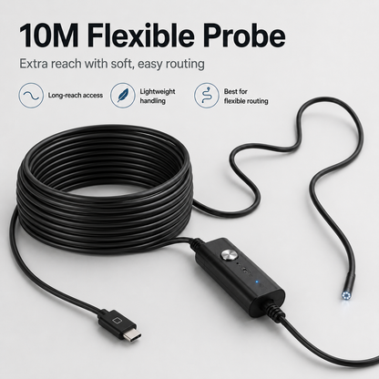 🍁💖HD Endoscope Inspection Camera | 2M 5M 10M Waterproof Probe