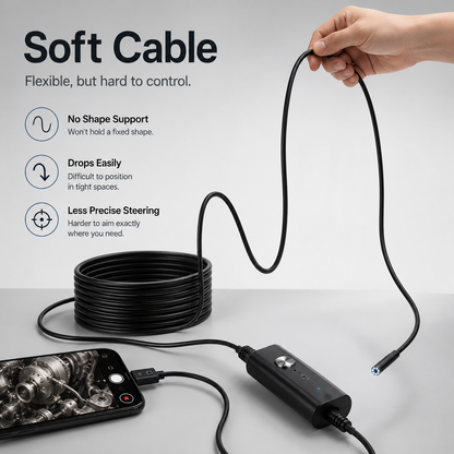🍁💖HD Endoscope Inspection Camera | 2M 5M 10M Waterproof Probe