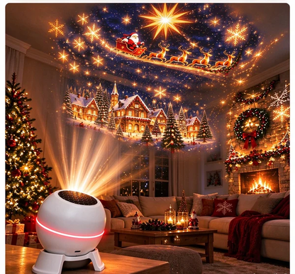 🍁💖Glenivo® Turn Any Room Into a Christmas Wonderland – Holiday Projection Night Light
