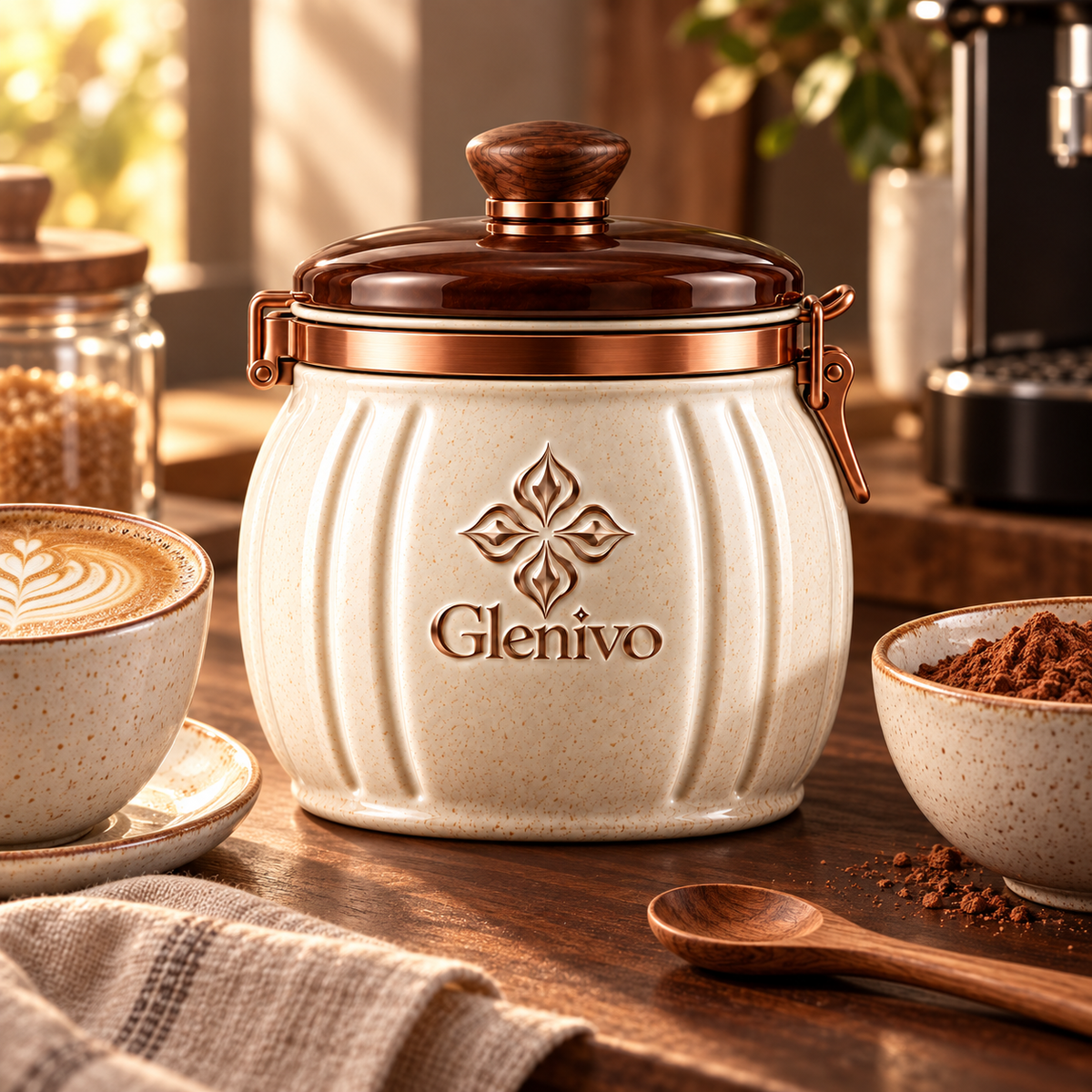 Glenivo NIVA Sugar & Cocoa Jar