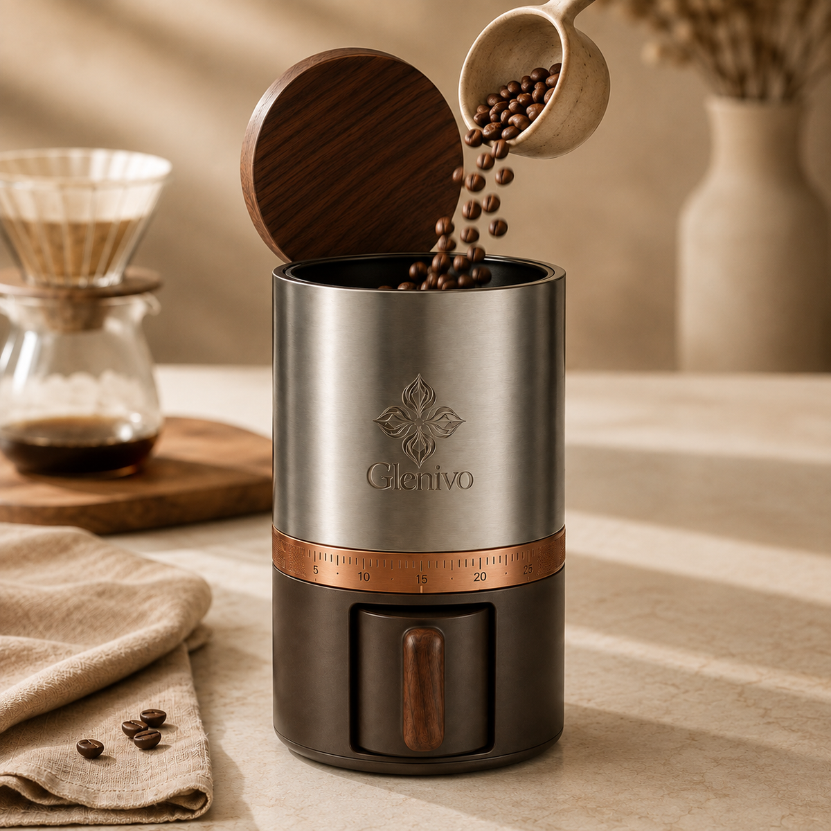 Glenivo VERO Grind Electric Coffee Grinder