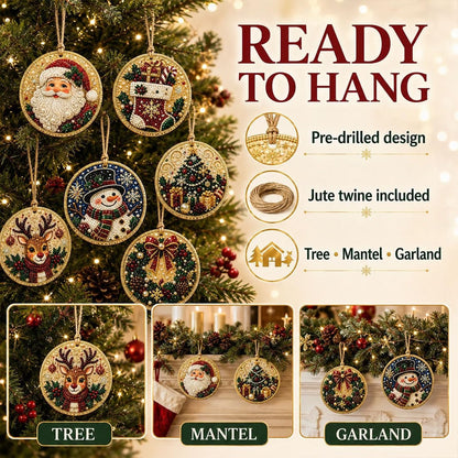 60,000+ Sold🍁💖Glenivo® 6 Pcs Christmas DIY Diamond Painting Ornaments
