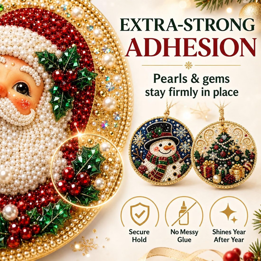 60,000+ Sold🍁💖Glenivo® 6 Pcs Christmas DIY Diamond Painting Ornaments
